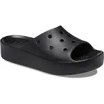 Crocs Classic Platform Slide, Black, W10