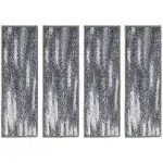 World Rug Gallery Distressed Abstract Non-Slip Stair Treads