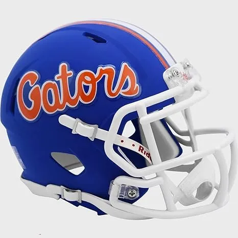 Riddell NCAA Florida Gators Matte Blue Speed Mini Football Helmet