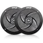 Pyle Marine Speakers - 5.25 inch Low Profile Slim Style Waterproof Wakeboard