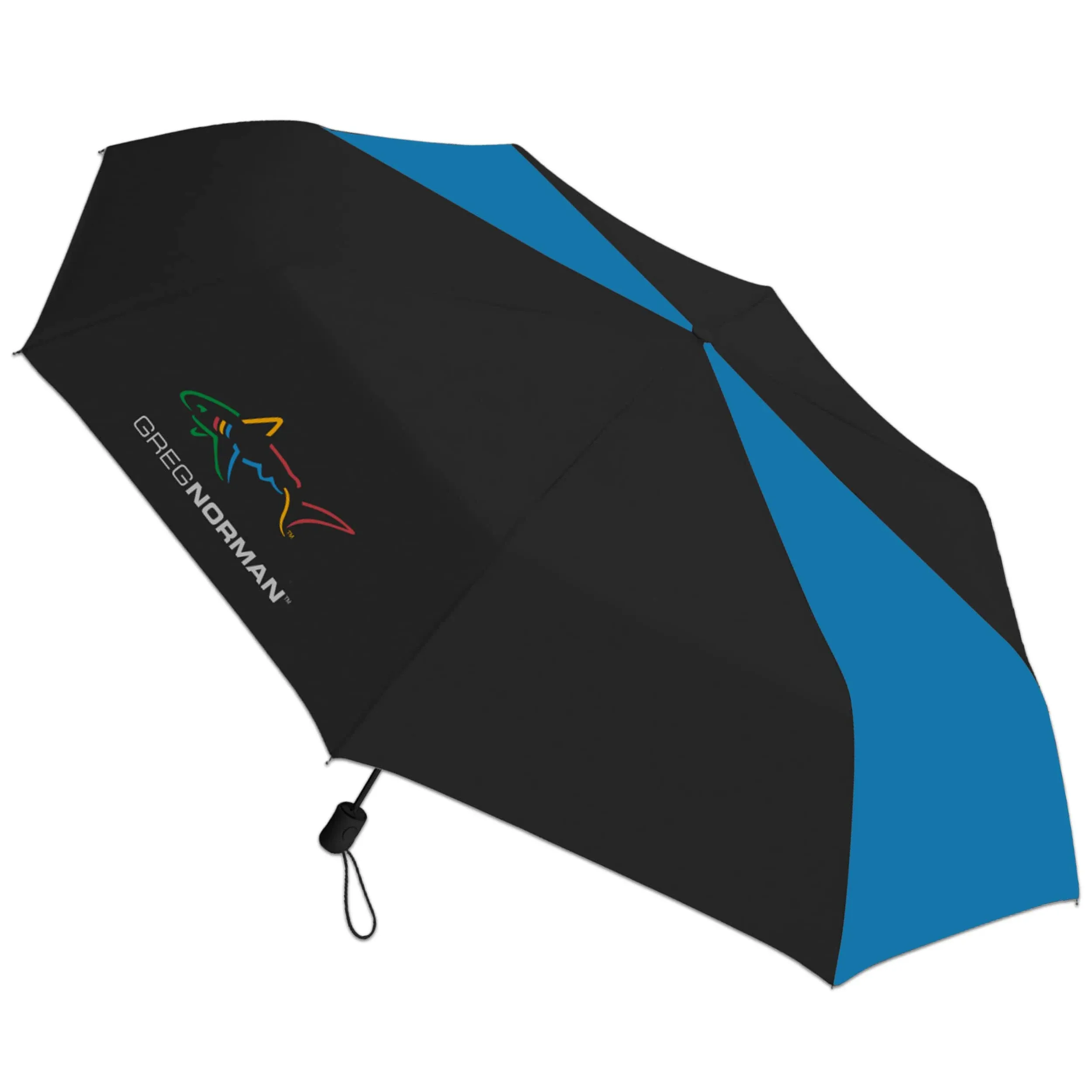 GREG NORMAN Mini Rain Umbrella, Automatic Folding Umbrella, Windproof, Lightweight and Packable for Travel, Full 42 Inch Arc