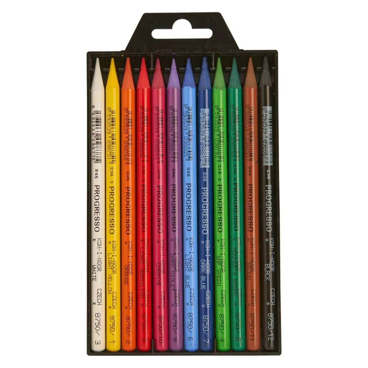 Koh-I-Noor Progresso Woodless Colored Pencils (Set of 12)