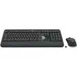 Logitech Advance Keyboard and Mouse Combo - Black 