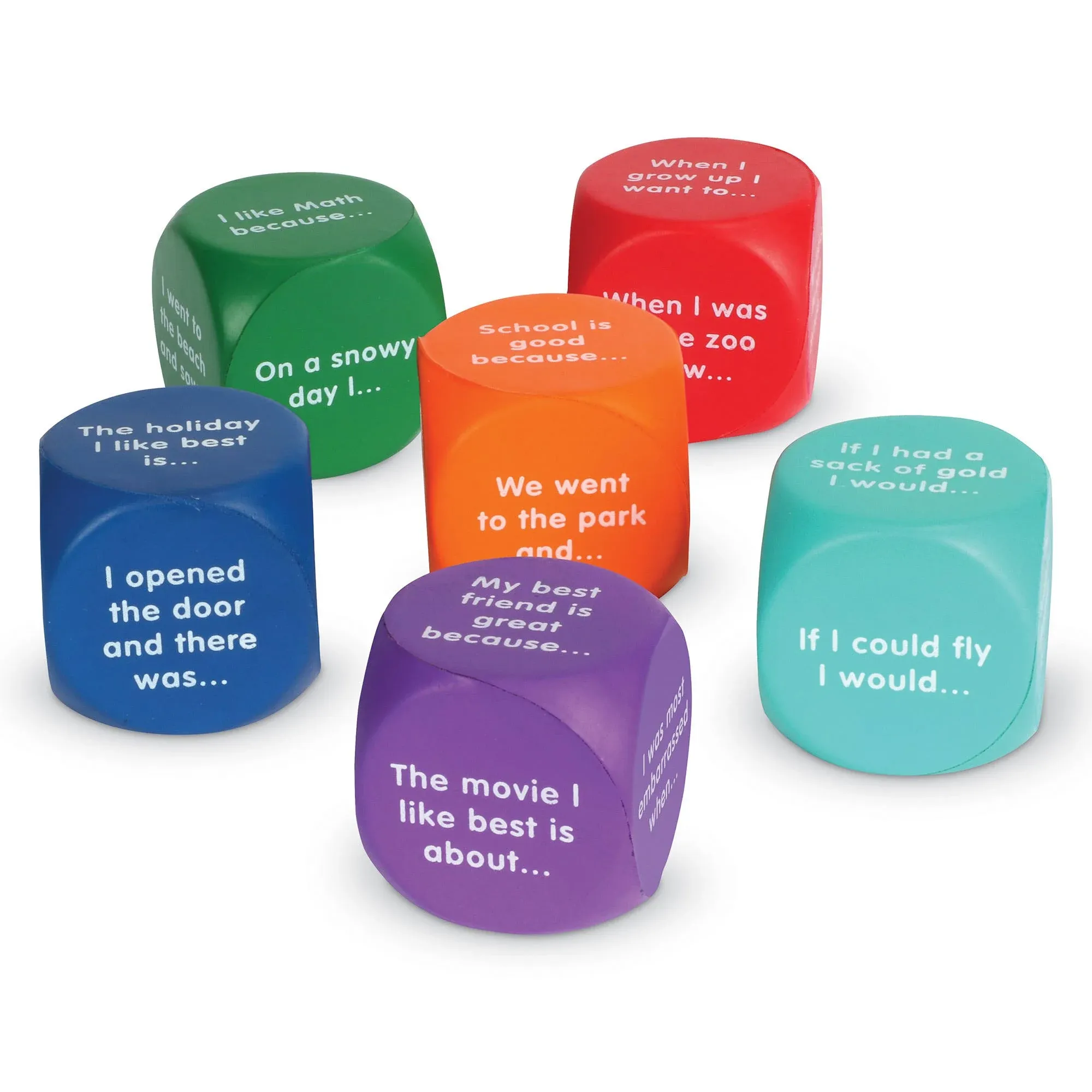 6 Writing Prompt Cubes Ages 6+ Creative Writing Prompt Small Group Special Needs