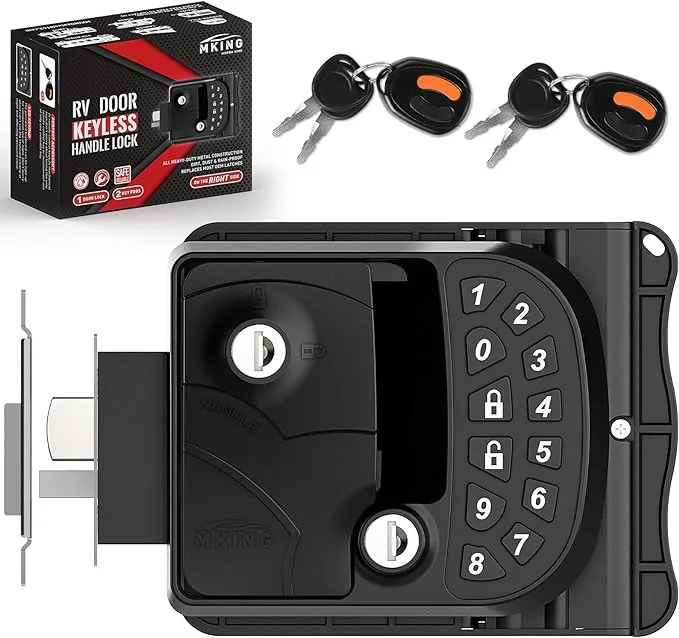 Waterproof Keyless Entry Camper RV Door Lock with Keypad