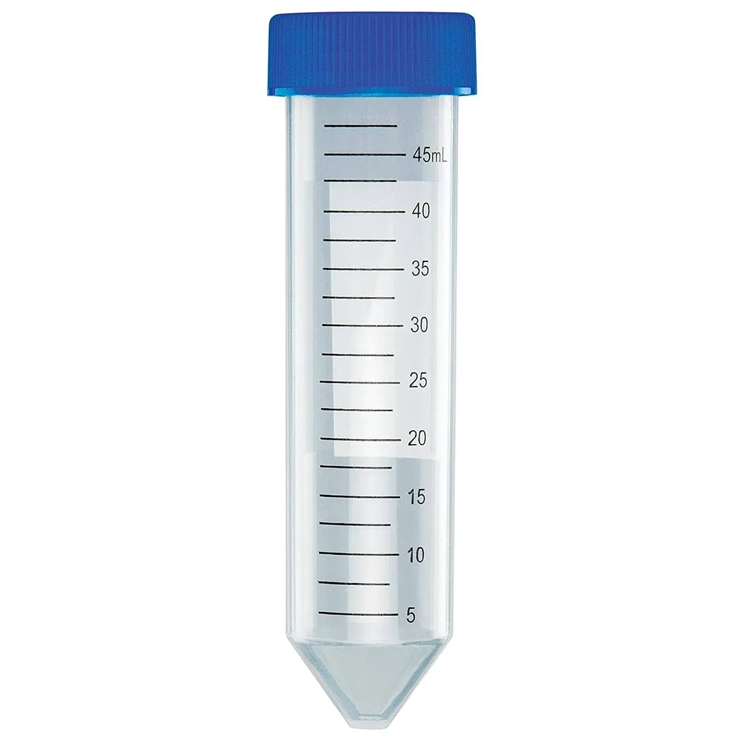 Centrifuge Tube, Conical Bottom, PP/HDPE, 50 mL, Sterile, Case of 500