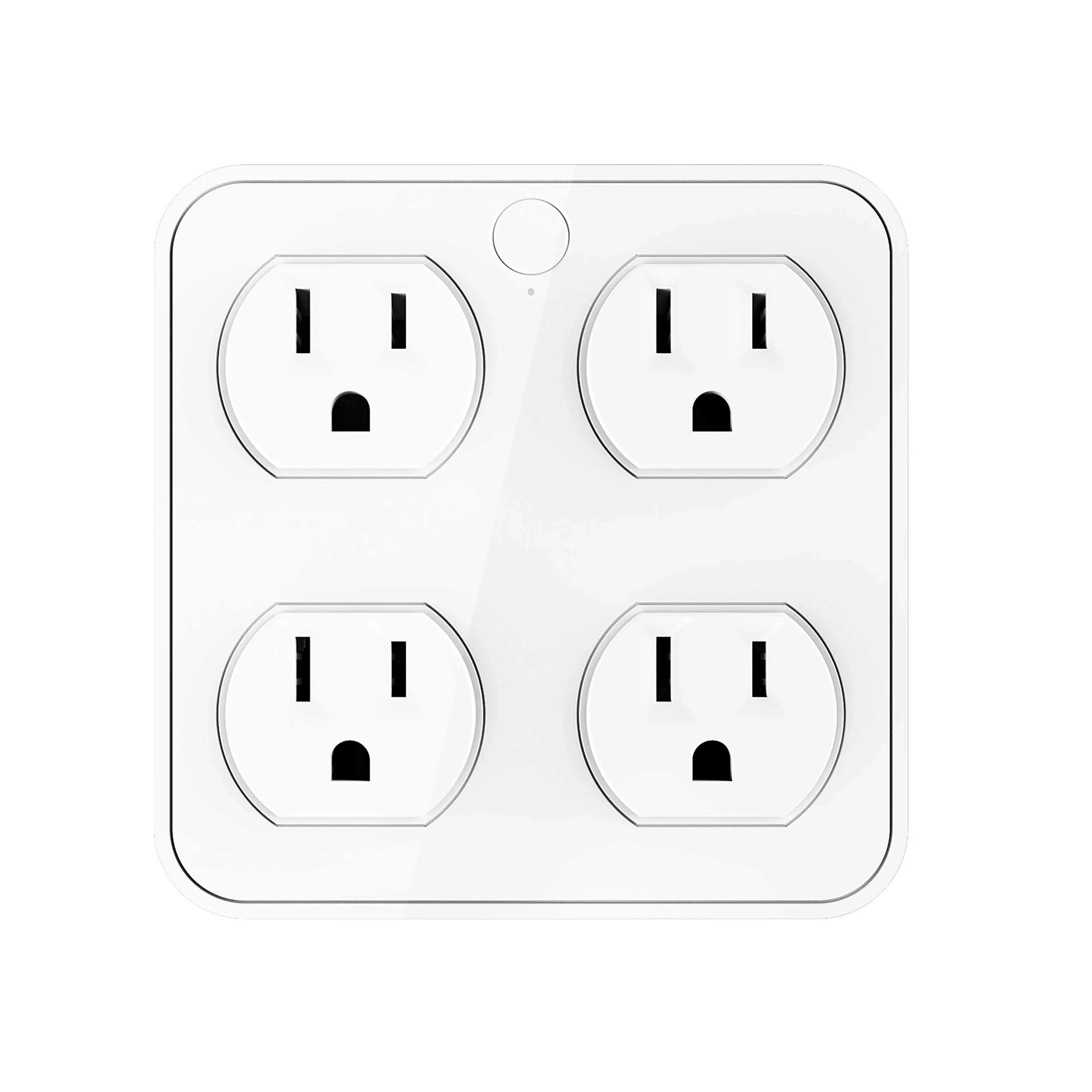 eco4life Wireless Wall Tap Smart Plug,Surge Protector, 4 Outlet Extender with 4 USB Charging Ports, Compatible with Alexa Google Assistant, no Hub Required (4 Outlets,4 USB Ports),ETL Certification