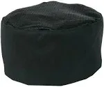 Mercer Culinary M60070BK Millennia Bakers Skull Cap Black