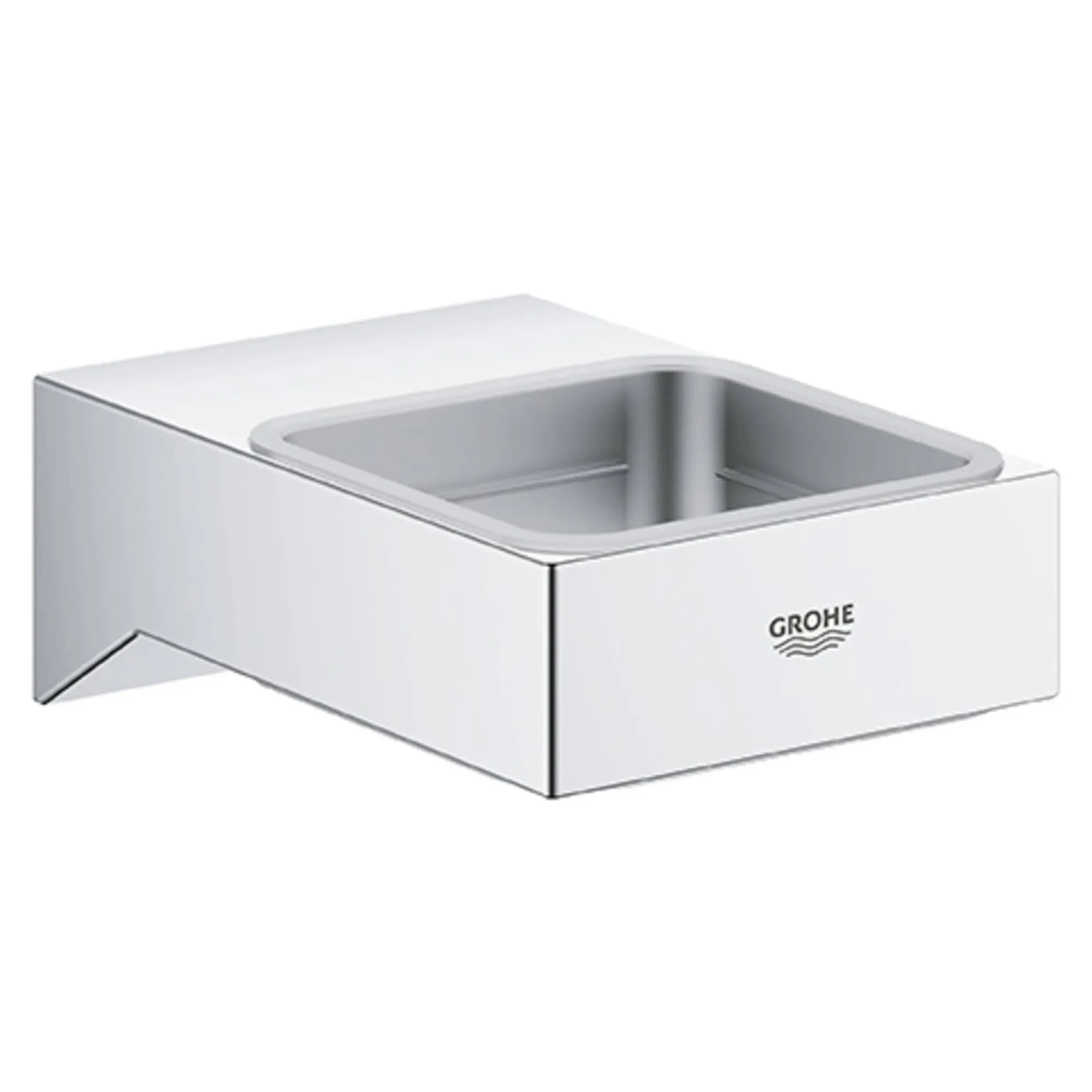 Grohe 40865000 Selection Cube Holder, Starlight Chrome