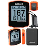 Bushnell Phantom 3 (Orange) Slope Golf GPS Handheld Bundle - Touchscreen, Auto Course & Hole Recognition, Auto-Prompt Score Entry with PlayBetter Portable Charger, Belt Clip & Carabiner