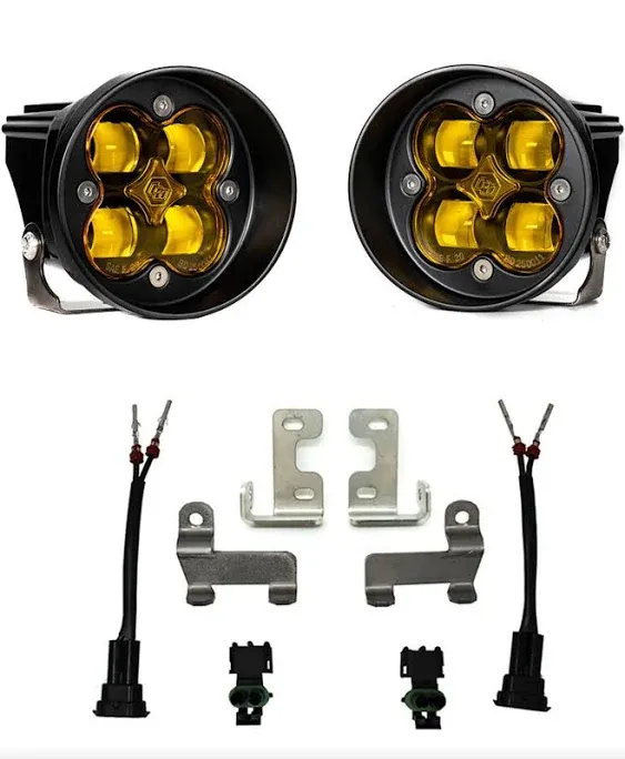 Toyota Squadron-R SAE Fog Pocket Light Kit - Toyota 2010+ 4Runner; 2012+ Tacoma; 2014-21 Tundra