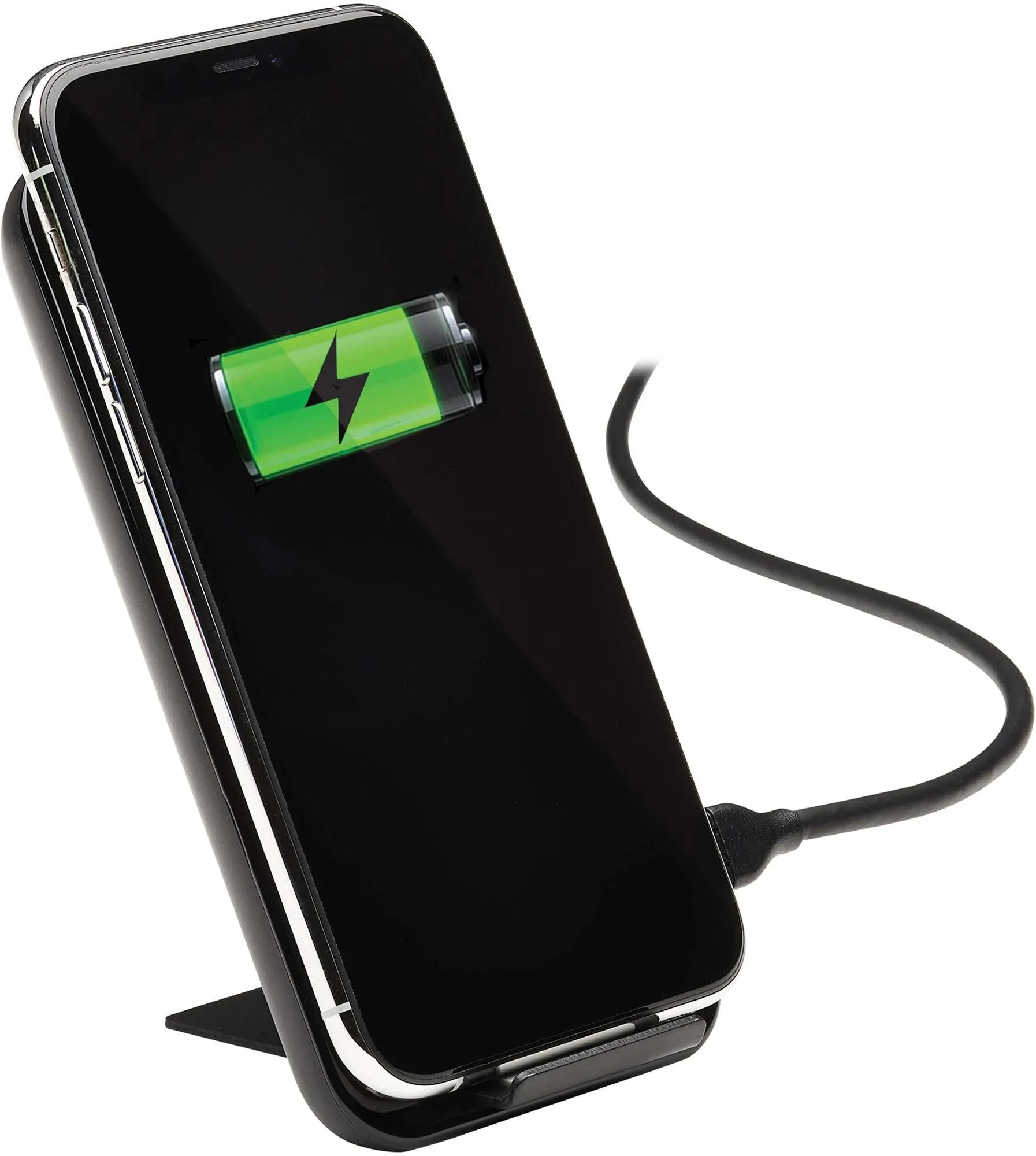 Tripp Lite U280-Q01ST-BK Wireless Charging Stand - 10W Fast Charging, Apple and Samsung Compatible, Black