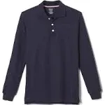 French Toast Long-Sleeve Pique Polo Kid's Clothing Navy : Small