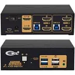 CKL 2 Port USB 3.0 KVM Switch