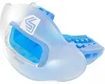 Shock Doctor Max Airflow 2.0 Lip Guard/Mouth Guard. Football Mouthguard 3500. for Youth and Adults OSFA. Breathable Wide Opening Mouthpiece. Helmet Strap Included