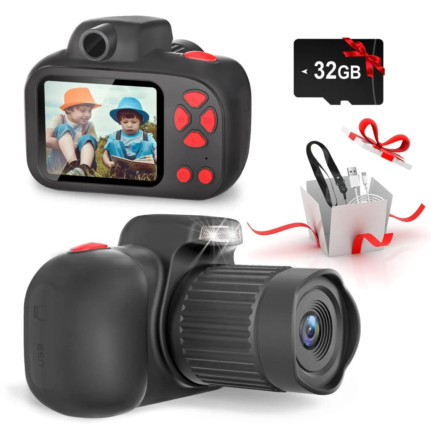 Temodu Kids Camera, Best Birthday Festival Toys Gifts for Girls Boys Age 3 4 5 6 ...