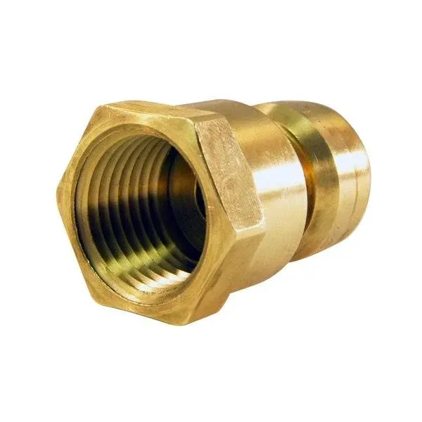 Tectite FSBFA1412 1/4 in. (3/8 in. O.D.) Brass Push-To-Connect x 1/2 in. Female Pipe Thread Reducing Adapter