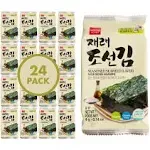 Wang Korean Roasted Seaweed Snack, 0.14 Ounce, Pack of 24