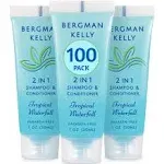 BERGMAN KELLY Travel Size Shampoo & Conditioner 2 In 1 , Delight Your Guests With Invigorating And Refreshing Shampoo Amenities, Small Hotel