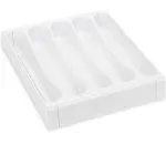 Camco 43503 Adjustable Cutlery Tray - White