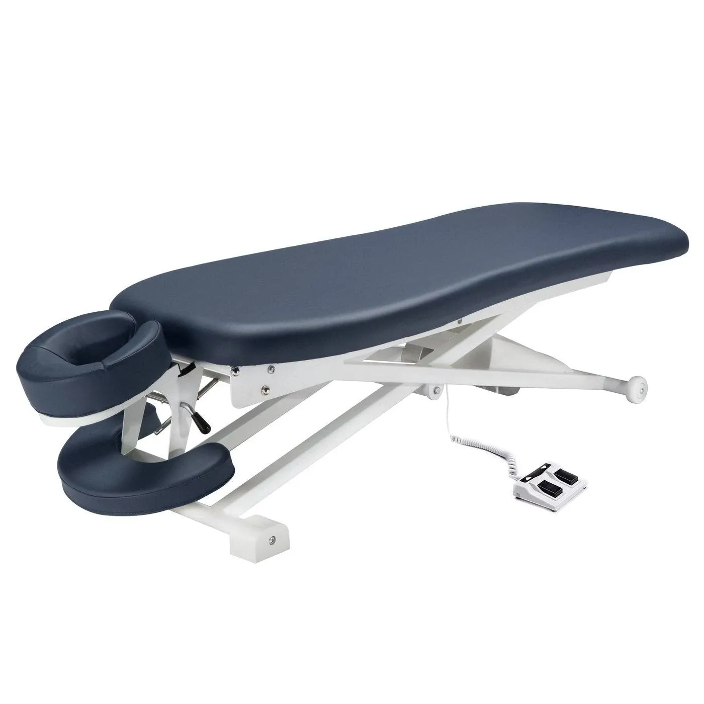 Master Massage 29” TheraMaster Flat Powerlift Electric Table in Royal Blue 