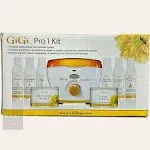 GiGi Pro 1 Hair Removal Waxing Kit, All-in-one Kit for Professional and Salon Use, Efficient and Convenient, For Brows, Upper Lip, Underarms, Chest, Legs, and Bikini Area, For All Skin & Hair Types