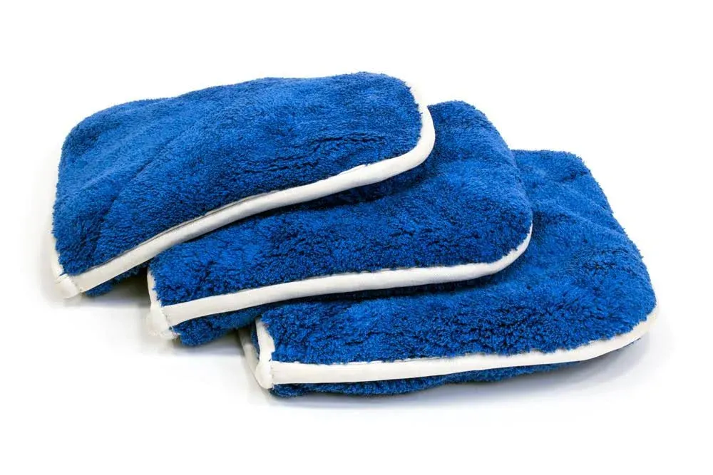 [Double Flip] Rinseless Car Wash Microfiber Towel (8 in. x 8 in., 1100 gsm) 3 pack