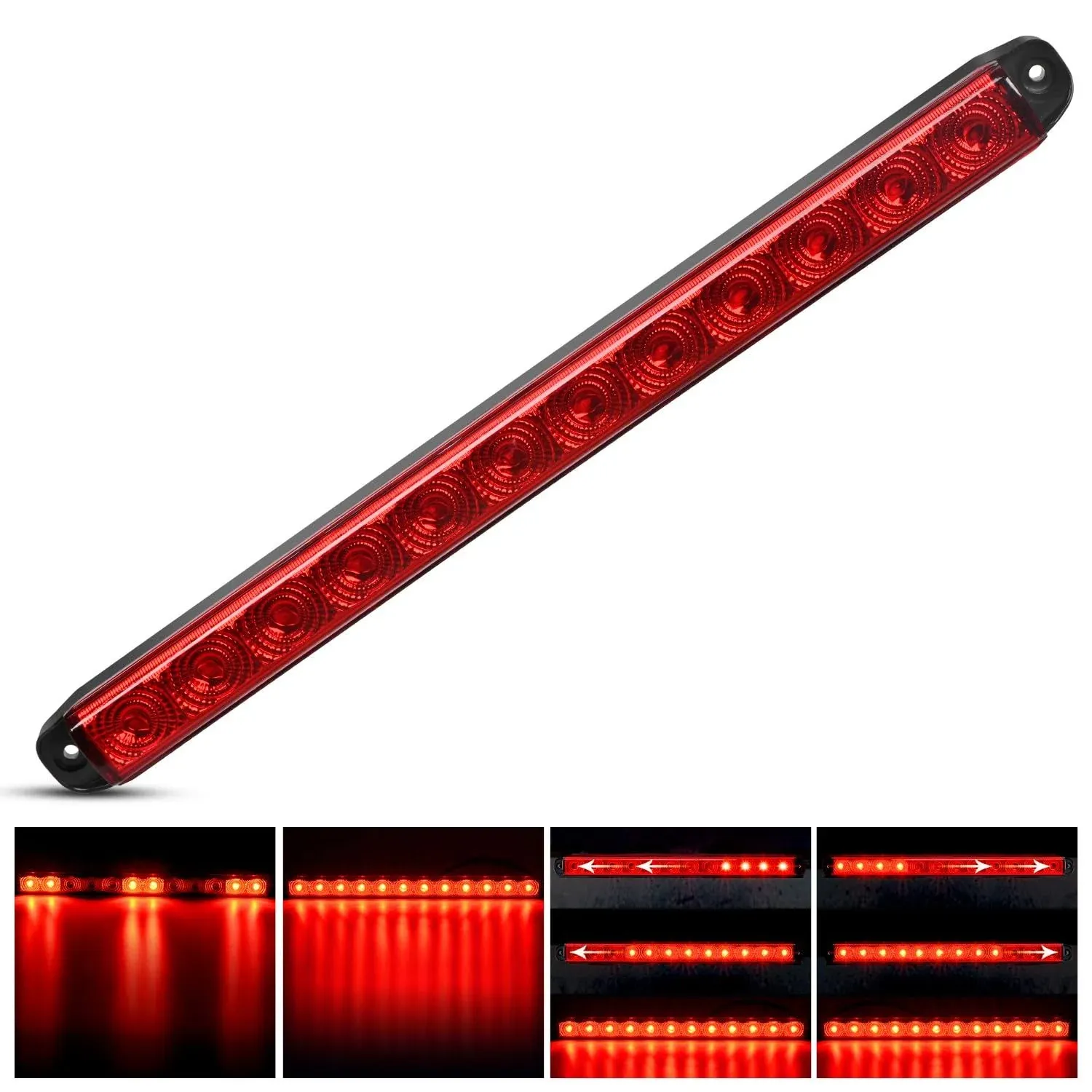 Nilight 16inch 12 LED Trailer Light Bar