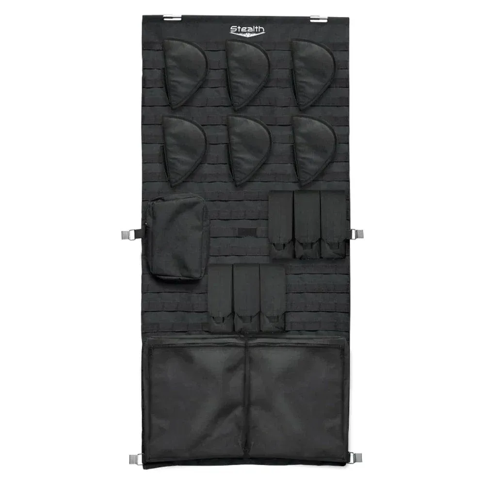 Stealth MOLLE Gun Safe Door Panel Organizer Medium - Fully Customizable & Adjustable Storage Solution