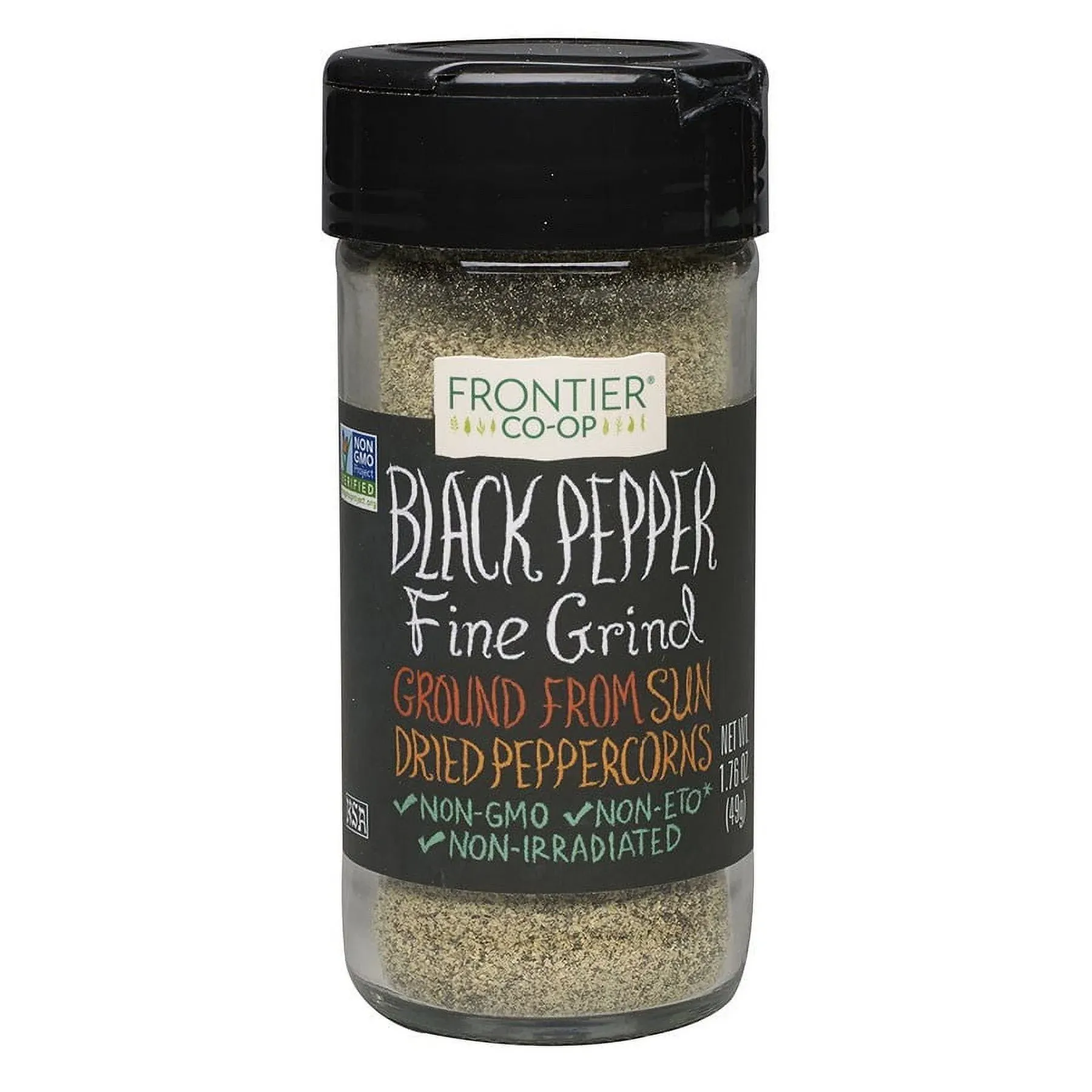 Frontier Black Pepper, Fine Grind - 1.76 oz