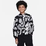 Kids' Nike Sportswear Club Fleece Hoodie XSmall Black/White