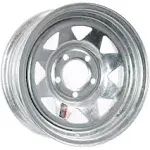 Ecustomrim Trailer Rim Wheel 13" 13x4.5 5 Lug Hole Bolt Wheel Galvanized Spoke Design