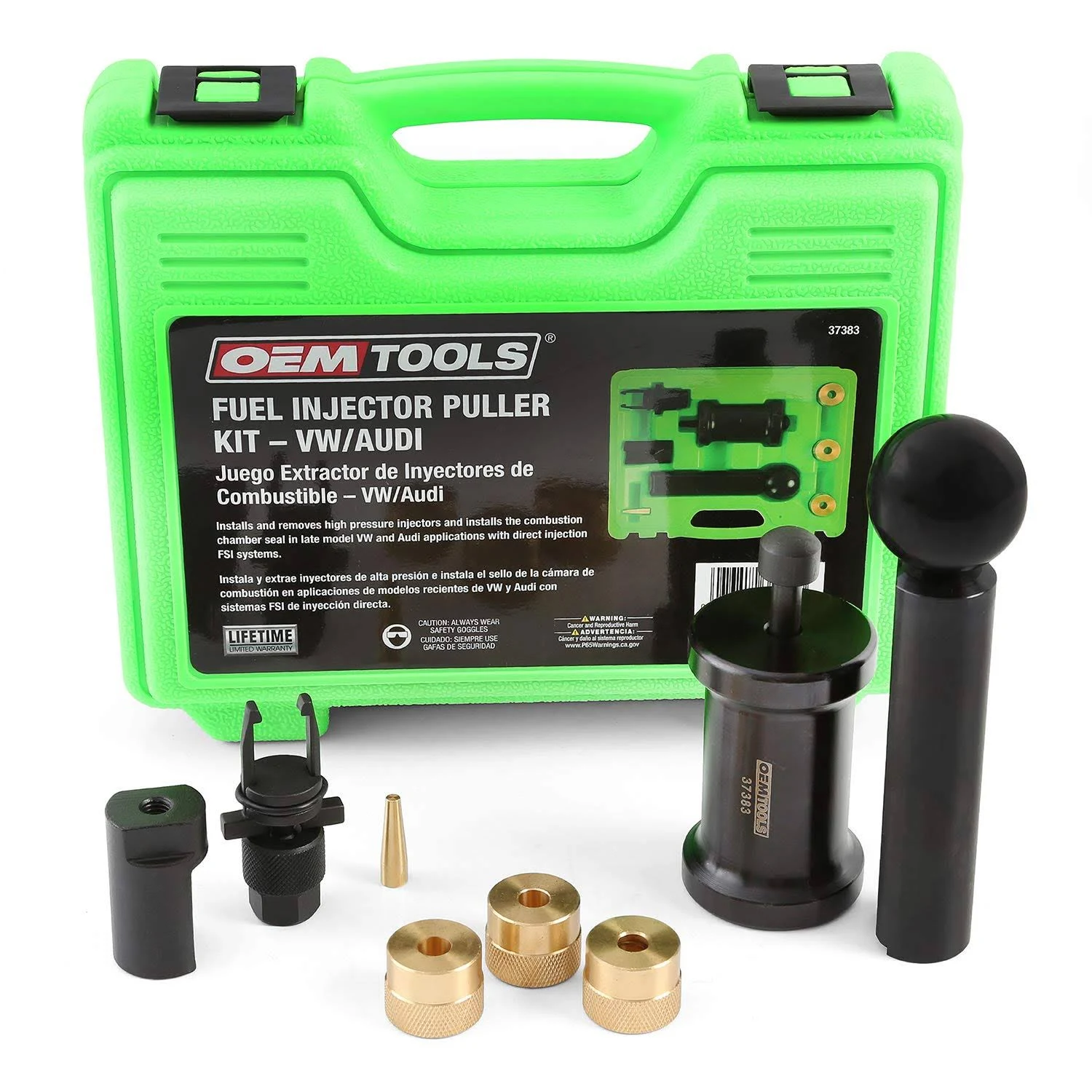 OEMTOOLS 37383 VW/Audi Fuel Injector Puller Kit, Puller Set, Injector Puller Tool, Puller Extractor, VW Tools, Injector Removal Tool, VW Injector Tool