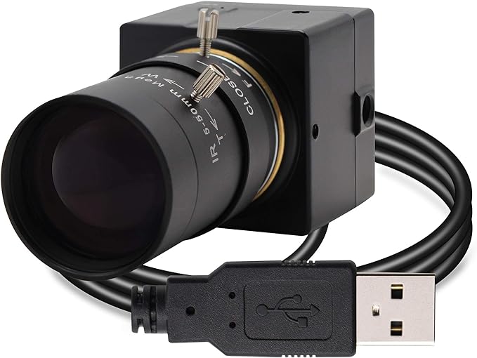 Camera USB 5-50mm Varifocal Lens Webcam High Speed VGA 100fps USB with Camera HD