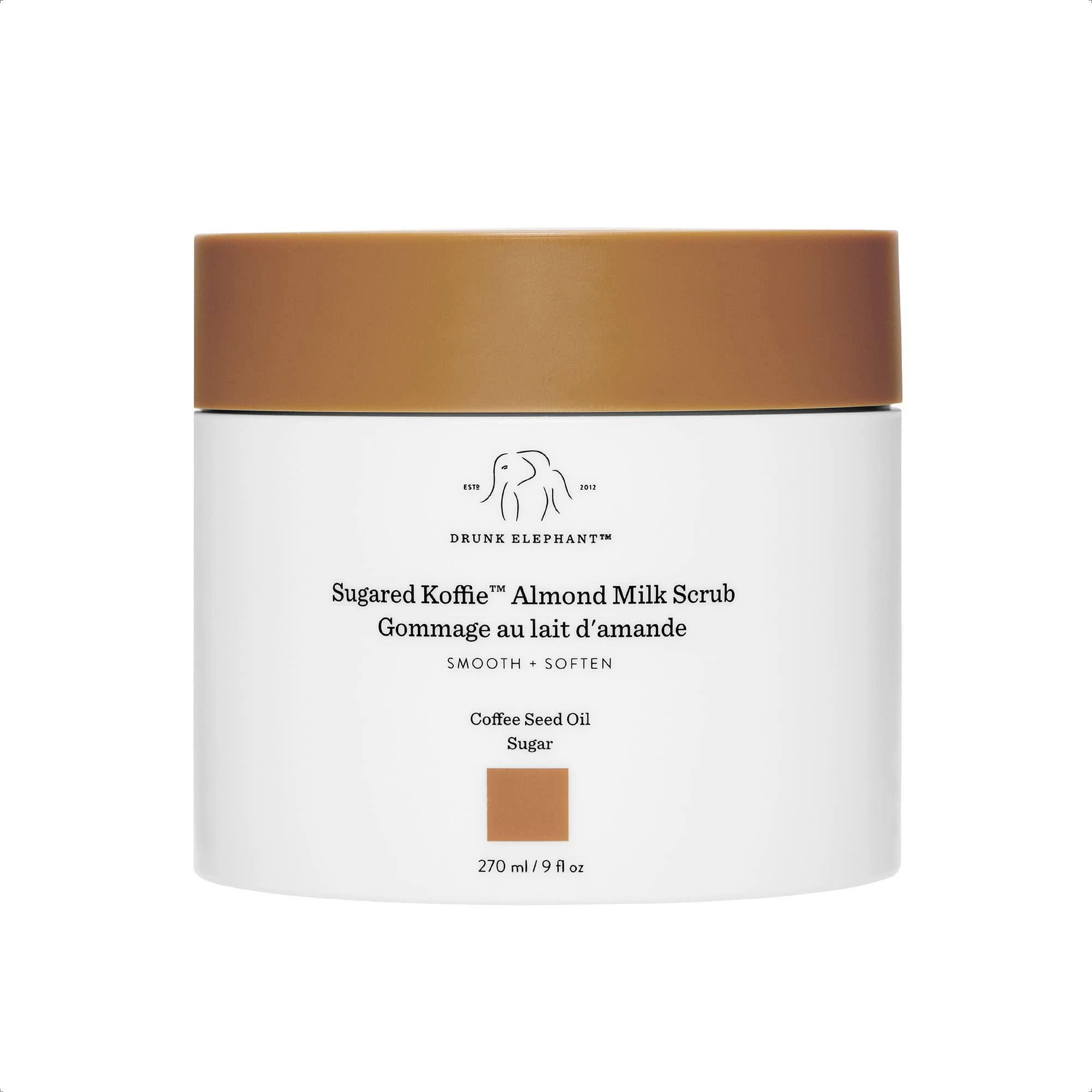 Drunk Elephant Sugared Koffie Almond Milk Scrub  9 fl oz