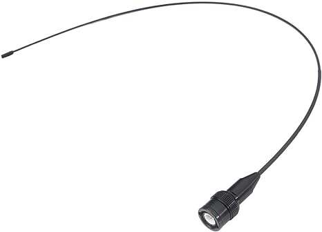 GRA-SMA24 BNC Super-Elastic Dual-Band Antenna, 144-146/430-44<wbr/>0MHz, Memory Steel