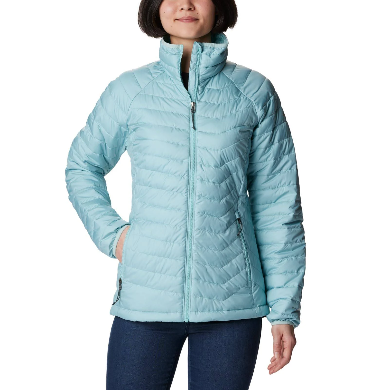 Columbia Powder Lite Insulated Jacket - Women's Aqua Haze, S