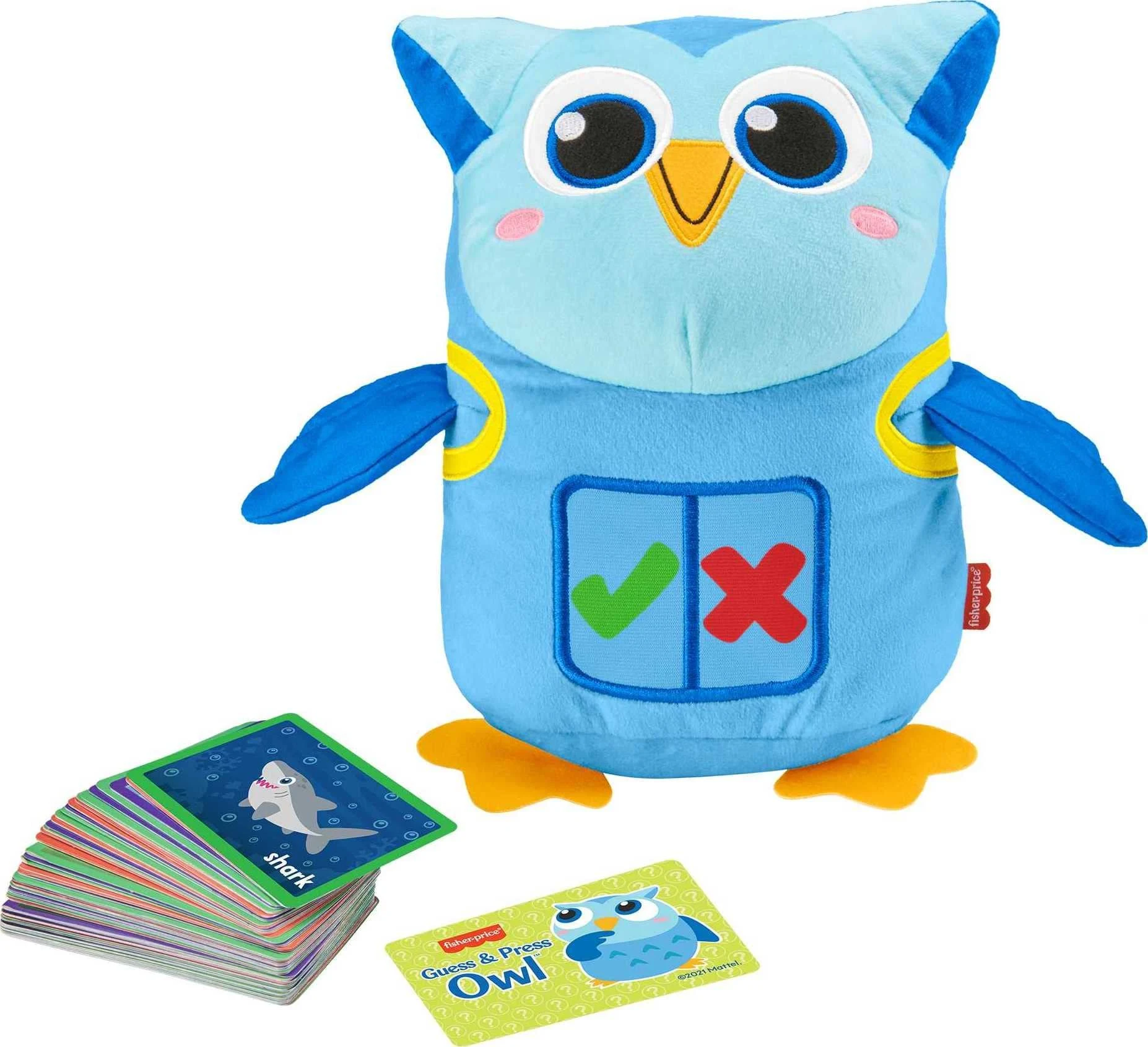 Fisher-Price Guess & Press Owl Preschool Electronic Learning Toy, Size: One Size