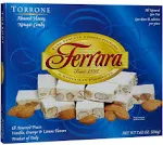 Torrone Nougat Candy, 18 Assorted Pieces (Ferrara) NET WT 7.62 216g