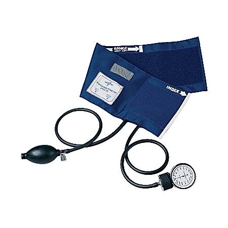 Sphygmomanometer, PVC, Adult, Handheld, Blue