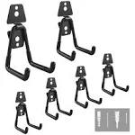 Garage Hooks for Hanging Heavy Duty Embedded Welded Utility Hooks Wall Racks ...