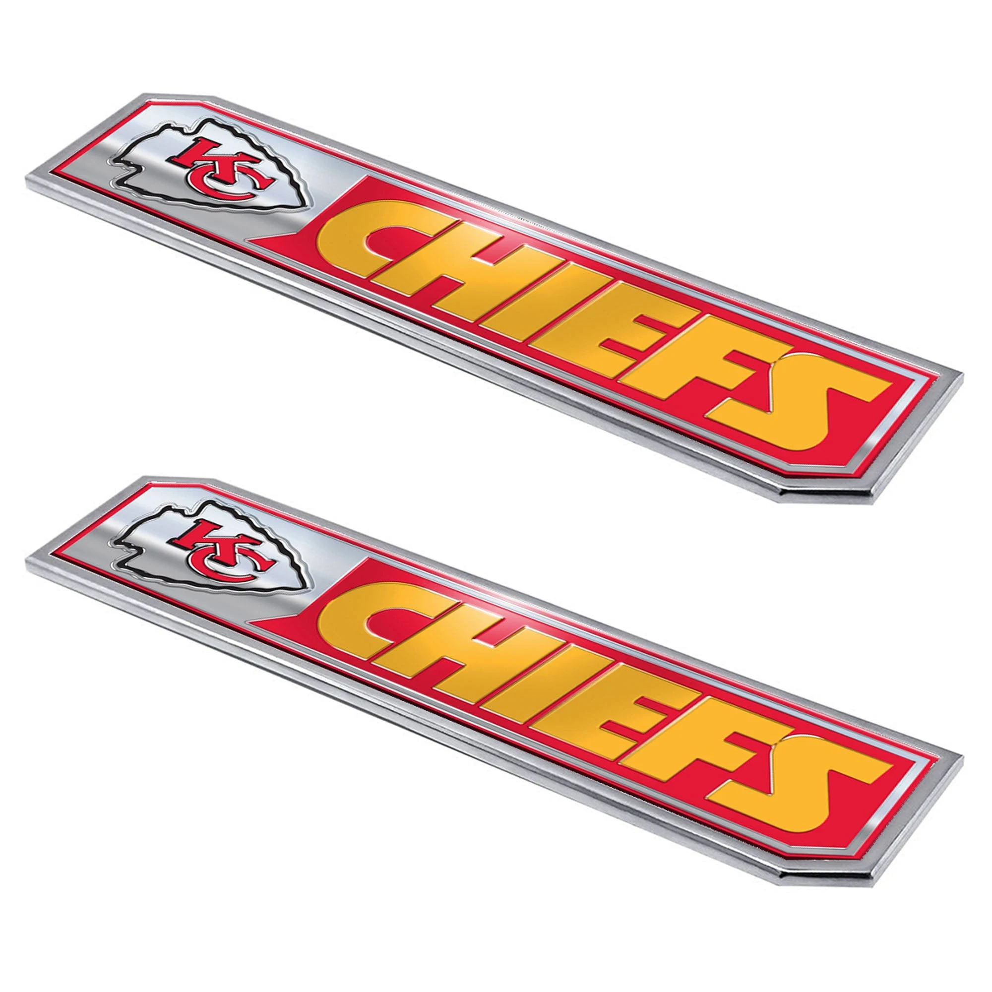 Kansas City Chiefs Auto Emblem Truck Edition 2 Pack