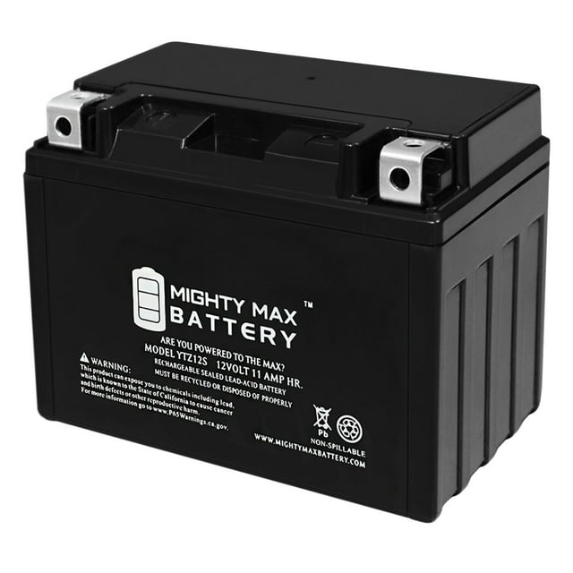 Mighty Max Battery YTZ12S 12V 11AH Battery for Honda 250 NSS250 Reflex 2001-2009