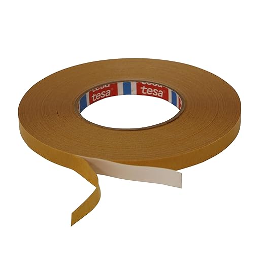 Tesa 4970 Double Sided White PVC Tape: 1 in x 60 yds.