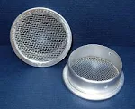 2&#034; Round Open Screen Vent - Mill - Pkg of 6