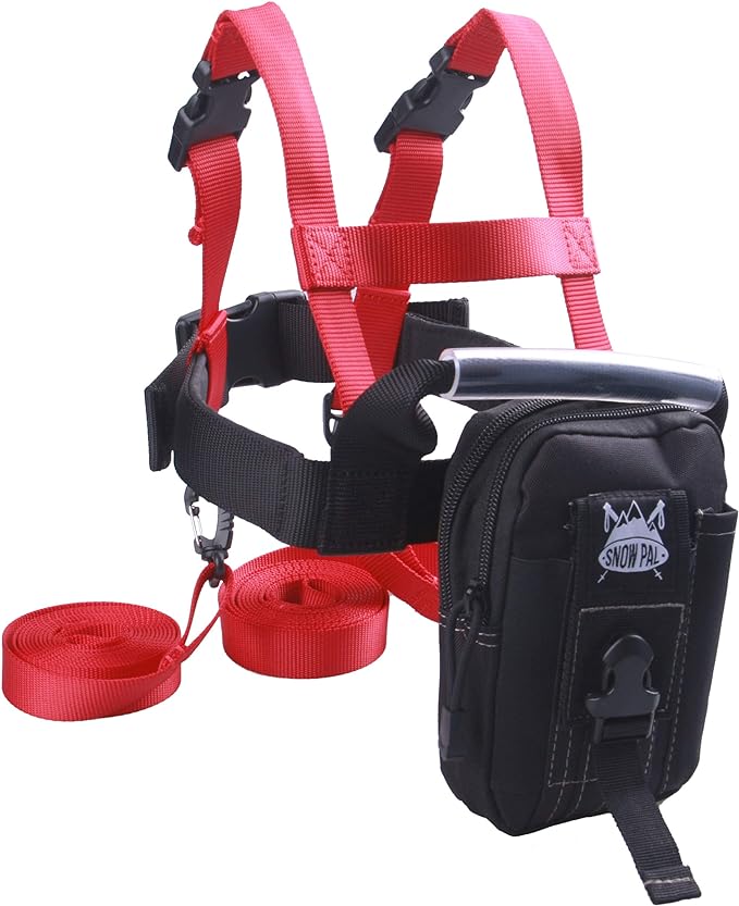 GSM Brands Ski Trainer Harness with Leash for Teaching Kids Skiing Safely