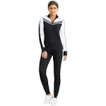 Vevo Active Women's Contrast Colorblock Track Set