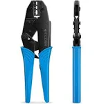 TICONN Crimping Tool for Heat Shrink Connectors Ratcheting Wire Crimper