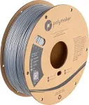 Polymaker 1.75mm PolyLite PLA Pro Filament (1kg, Silver)