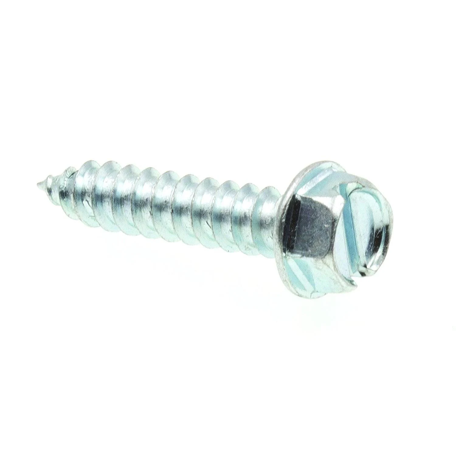 Prime-Line 9025761 Sheet Metal Screws, Self-Tapping, Hex Washer Head, Slotted Drive, #12 x 1 In. (50 Pack)